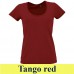 Sol's METROPOLITAN női mély kivágású környakú 150 g-os póló SO02079 tango red